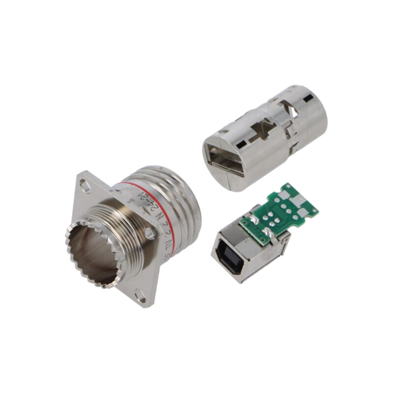 USB2.0 Field Series (USB-B), plug , nickel plating