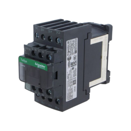 Contactor: 4-polar; NO x4; Contacte auxiliare: NC + NO; 24VDC; 32A
