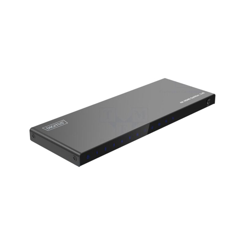 Splitter; HDCP 2.2,HDMI 2.0; neagră; Intr: DC soclu,HDMI soclu
