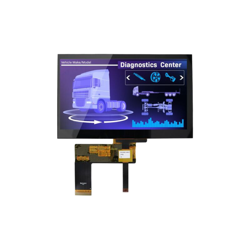 Afişaj: TFT; 7"; 800x480; Ilum: LED; Dim: 165x104x5,25mm; RGB; 3,3VDC