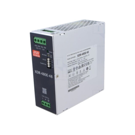 Alimentator: pulsatoriu; pentru şină DIN; 480W; 48VDC; 0÷10A; 96%
