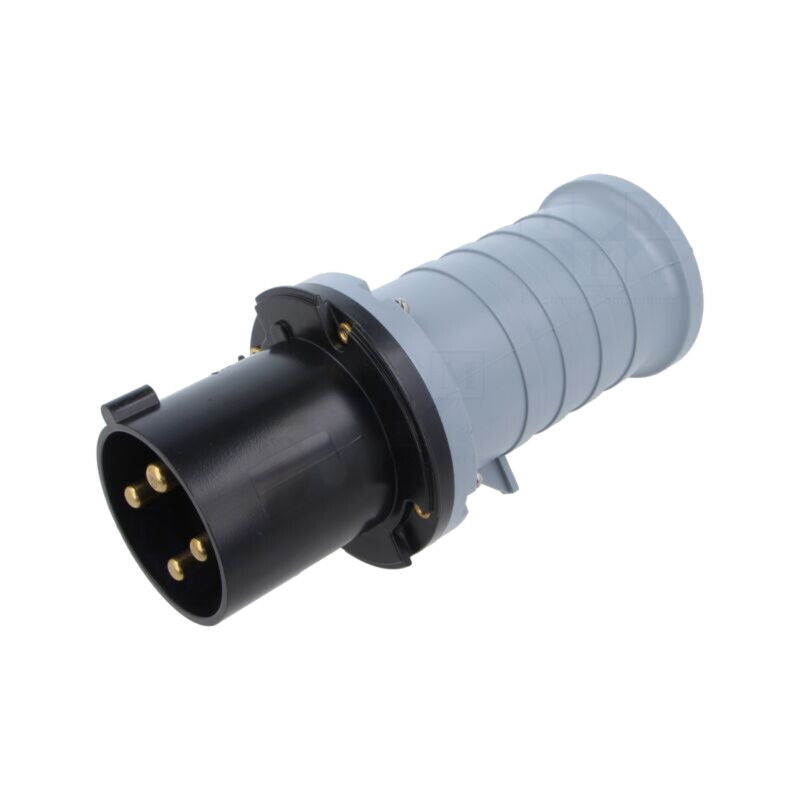 Conector: alimentare AC trifazate; IP&S; 63A; mufă; tată; PIN: 4