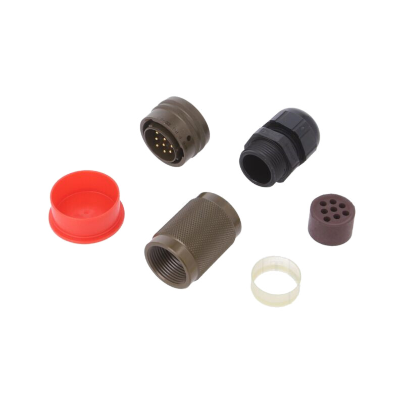Conector: circular; mufă; pe cablu; PIN: 8; tată; cu intrare cablu