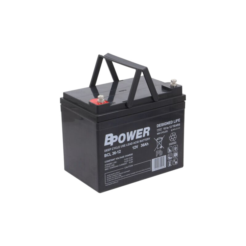 Acumul: plumb-acid; 12V; 36Ah; AGM; nu necesită întreţinere; BCL