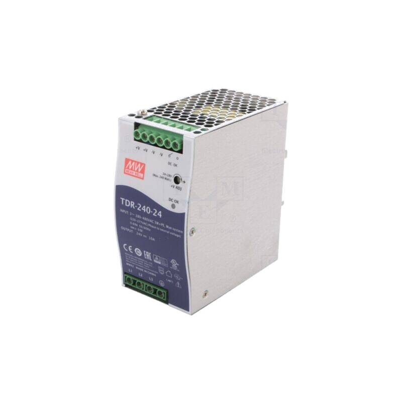 Alimentator: pulsatoriu; pentru şină DIN; 240W; 24VDC; 10A; OUT: 1