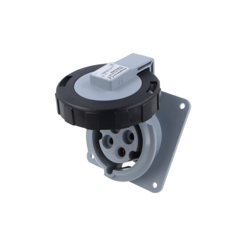 Conector: alimentare AC trifazate; IP&S; 32A; soclu; mamă; PIN: 4