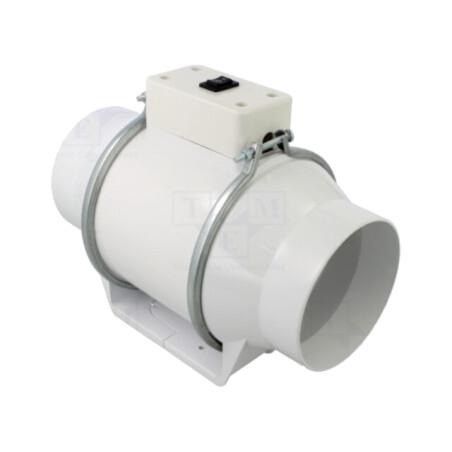 Ventilator: AC; axial; 230VAC; Ø98mm; 180÷160m3/h; 48dBA; glisare