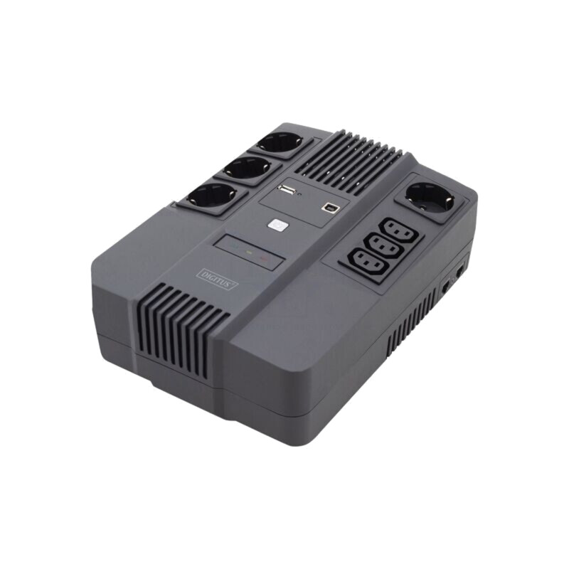 Alimentator: UPS; 360W; 600VA; 90x202x285mm; Nr.socluri ieş: 9