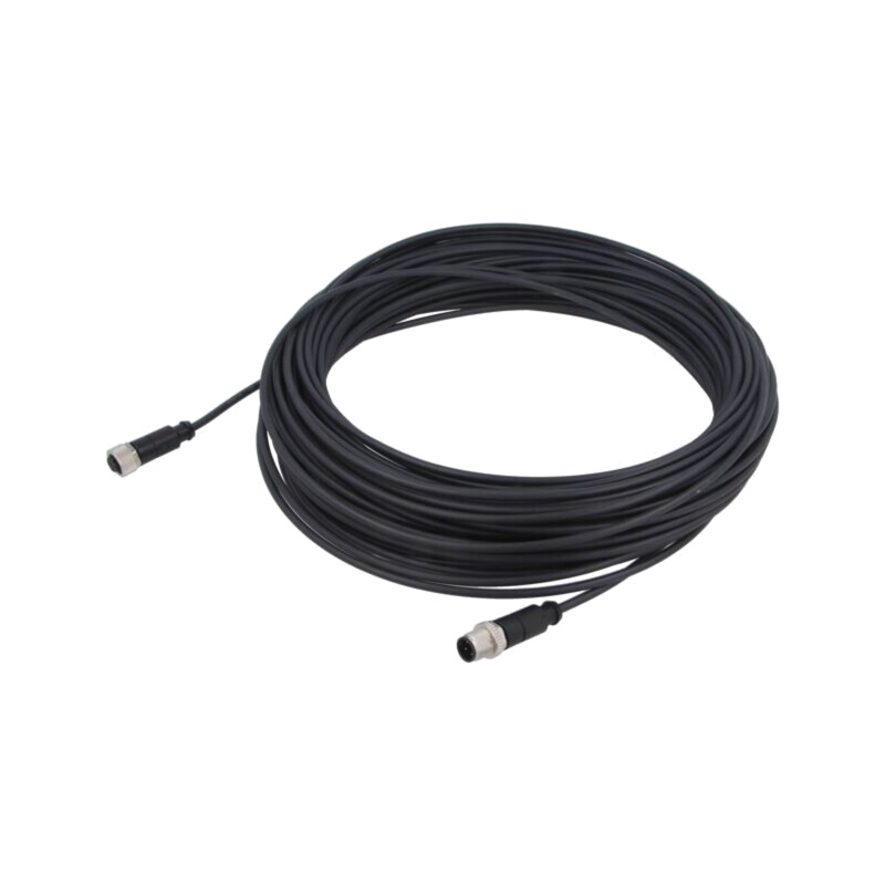 Cablu: pentru senzori/automatizări; PIN: 4; mufă; PUR; 30m