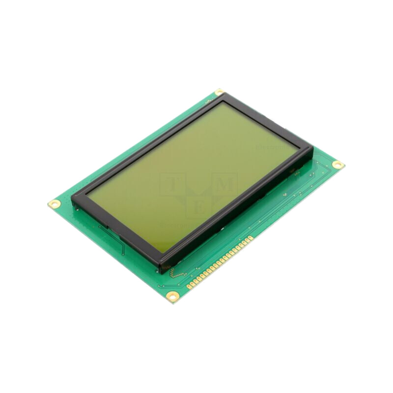 Afişaj: LCD; grafic; 240x128; STN Positive; galben-verde; LED; 1x20