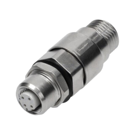 Adaptor; M12 mamă cod.D,din ambele părţi; cod D-Ethernet