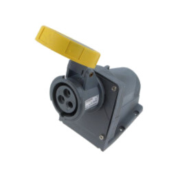 Conector: alimentare AC trifazate; IP&S; 20A; 130V; soclu; mamă