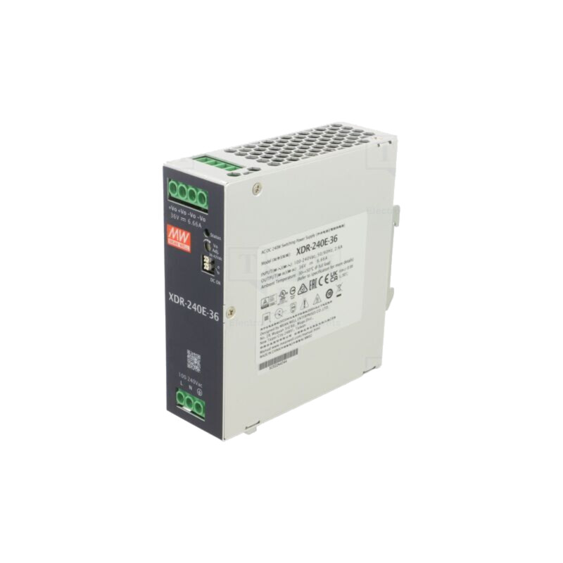 Alimentator: pulsatoriu; pentru şină DIN; 240W; 36VDC; 0÷6,66A