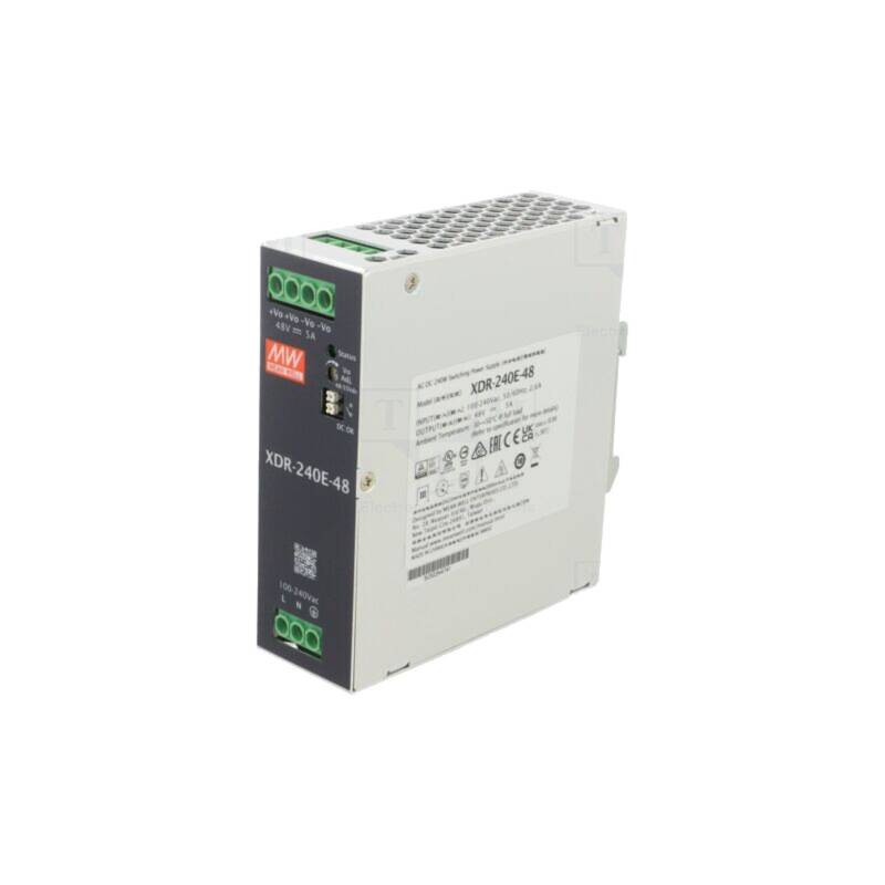 Alimentator: pulsatoriu; pentru şină DIN; 240W; 48VDC; 0÷5A; OUT: 1