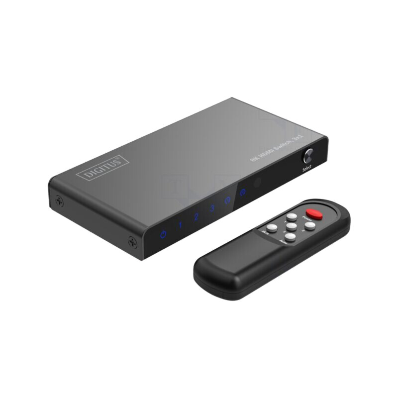Switch; HDCP 2.2,HDMI 2.1; neagră; Ieşire: HDMI soclu