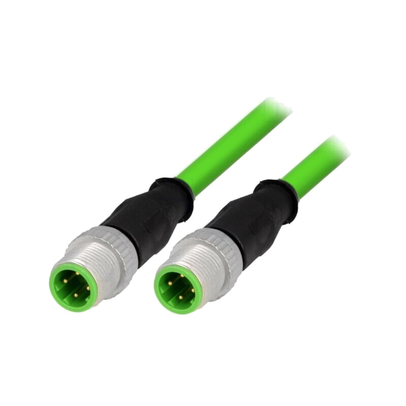 Cablu: pentru senzori/automatizări; PIN: 4; mufă; PVC; 0,5m