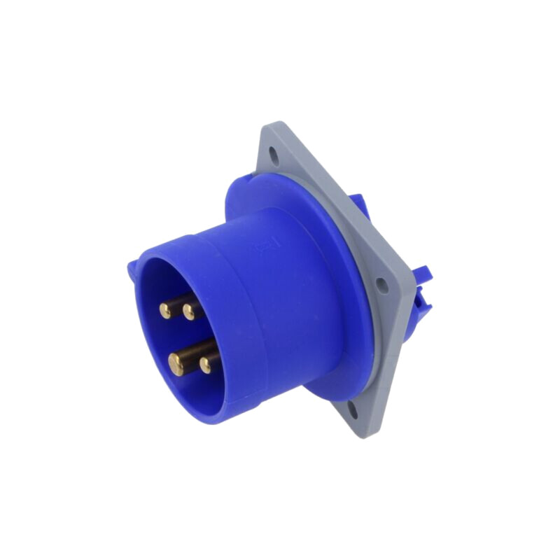 Conector: alimentare AC trifazate; IP&S; 16A; 250V; 250VAC; soclu
