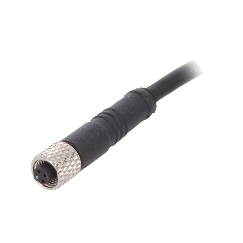 Conector: M5; mufă; mamă; cabluri; PIN: 3; 1A; drept; IP67; 60V; 1m