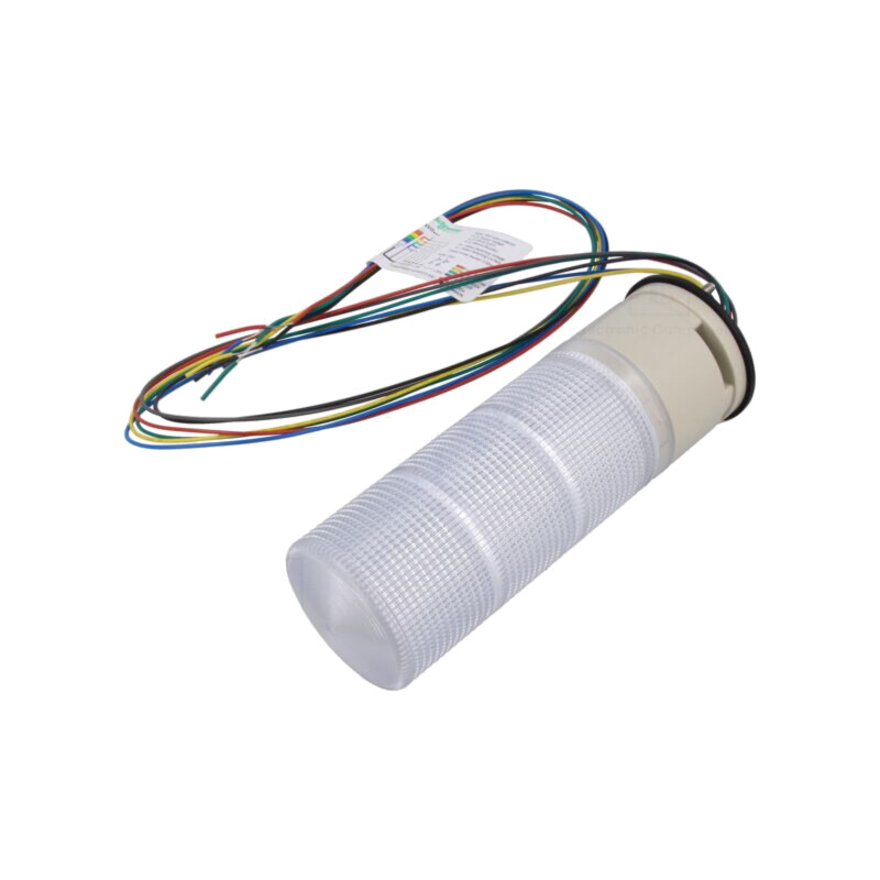 Coloană de semnalizare; roşu/portocaliu/verde; LED; 24VDC; 24VAC