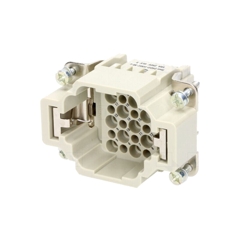 Conector: HDC; inserturi de contact; tată; 10A; 250V; Han® HMC
