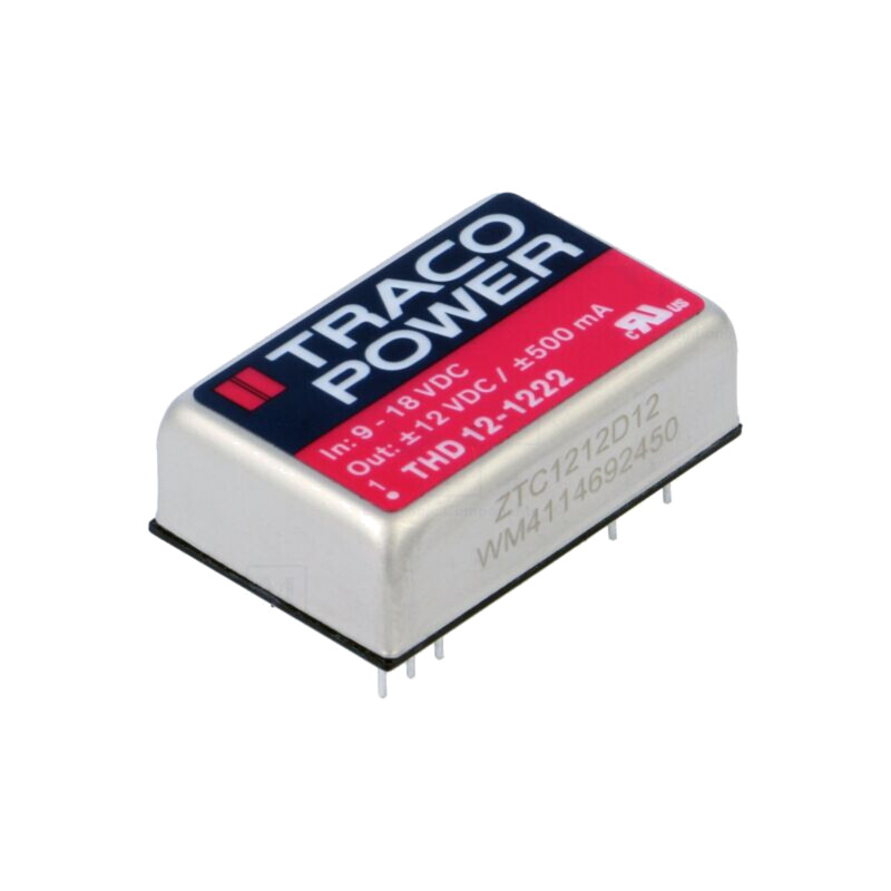 Convertor: DC/DC; 12W; Uintr: 9÷18VDC; Uieş: 12VDC; Uieş2: -12VDC