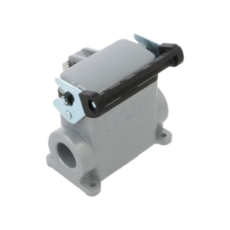 Enclosure for connectors: HDC; size H-B 10; with latch; straight