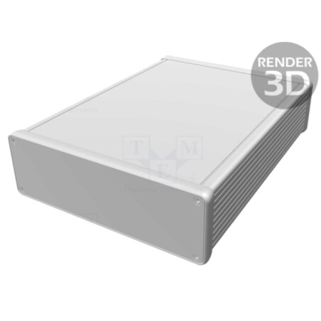 Carcasă: cu panou; 1455; X: 165mm; Y: 220mm; Z: 51mm; aluminiu; roşu