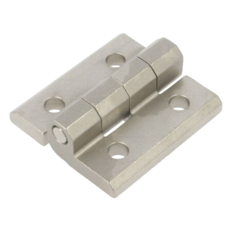 Balama; Lăţ: 60mm; oțel inoxidabil; H: 65mm; fără reglare