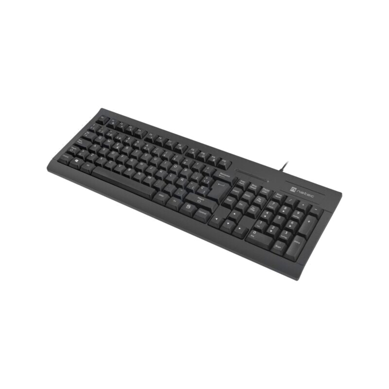 Tastatură; neagră; USB A; ES layout,cu cablu; Lung: 1,5m