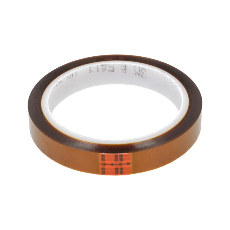 Bandă: pt.temperaturi ridicate; Thk: 0,07mm; 62%; ambră; -73÷260°C