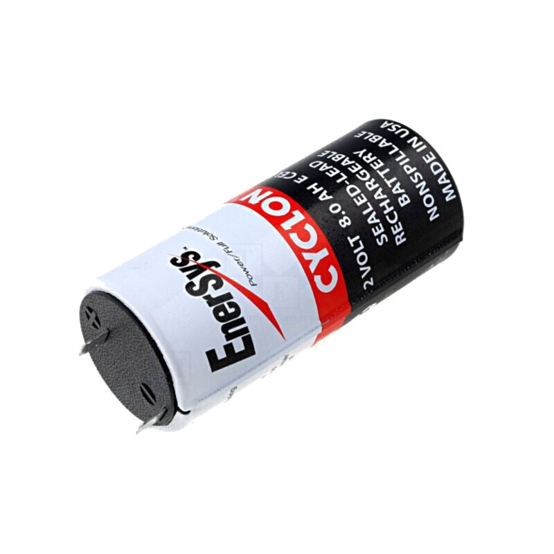 Acumul: plumb-acid; 2V; 8Ah; Dimensiune: E; AGM; Ø44x100mm; -85÷85°C