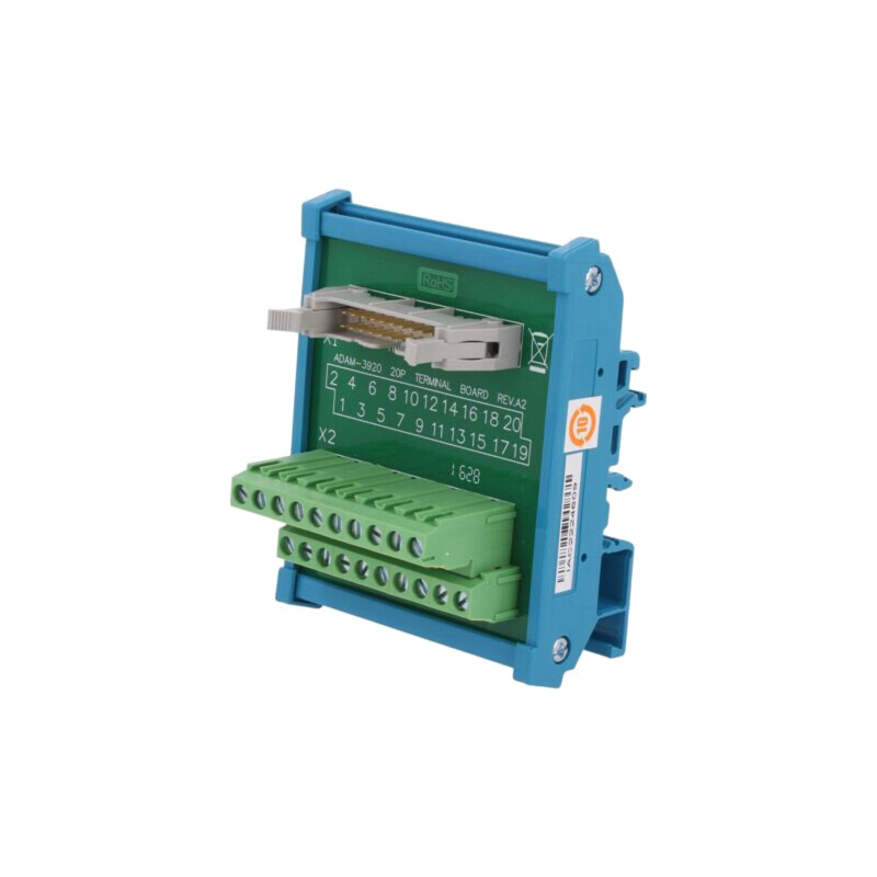 Modul industrial: bloc terminal; pentru şină DIN; FLAT-20