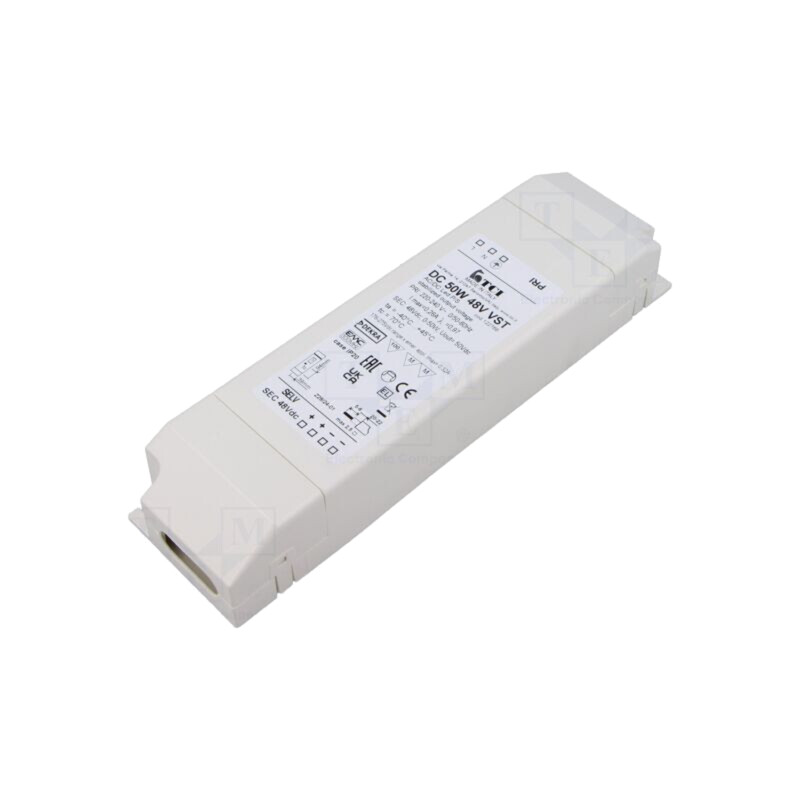 Alimentator: pulsatoriu; LED; 48VDC; 1A; 220÷240VAC; IP20; -40÷45°C