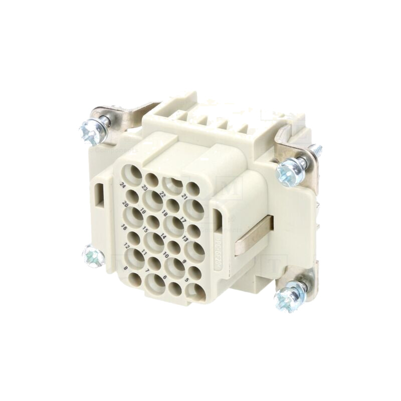 Conector: HDC; inserturi de contact; mamă; 10A; 250V; Han® HMC