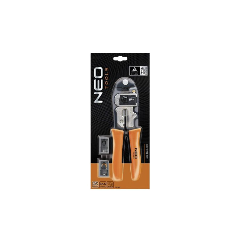 Unealtă: de sertizare; conectori RJ11,conectori RJ45; 195mm