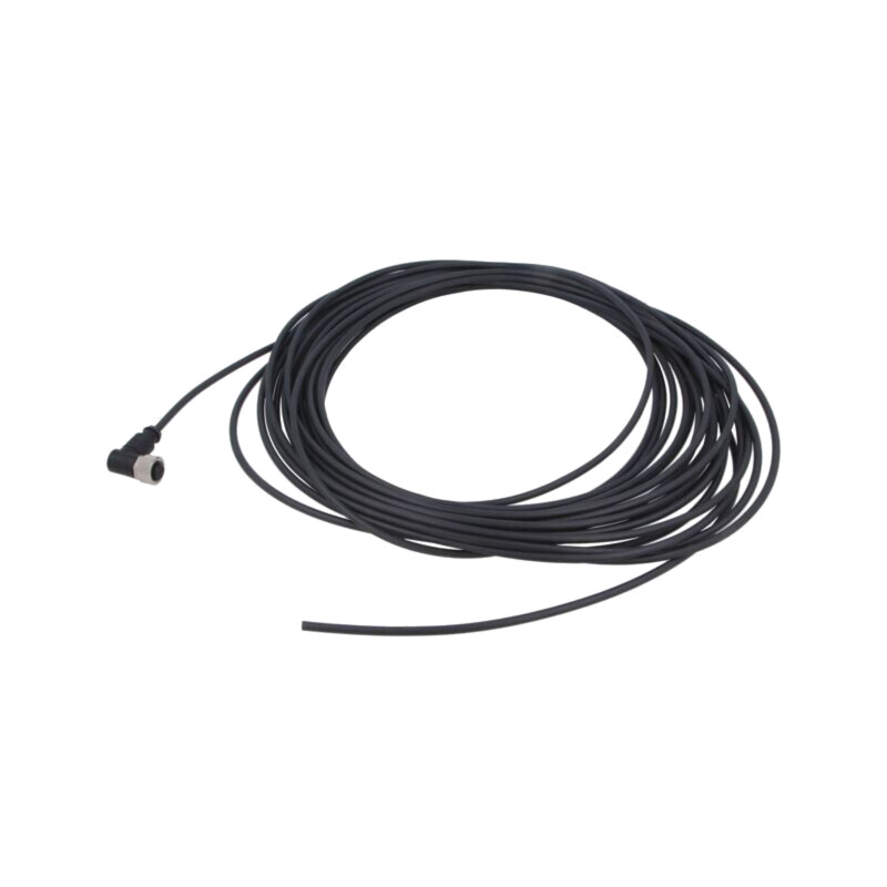 Conector: M12; mufă; mamă; PIN: 4; în unghi; cabluri; 15m