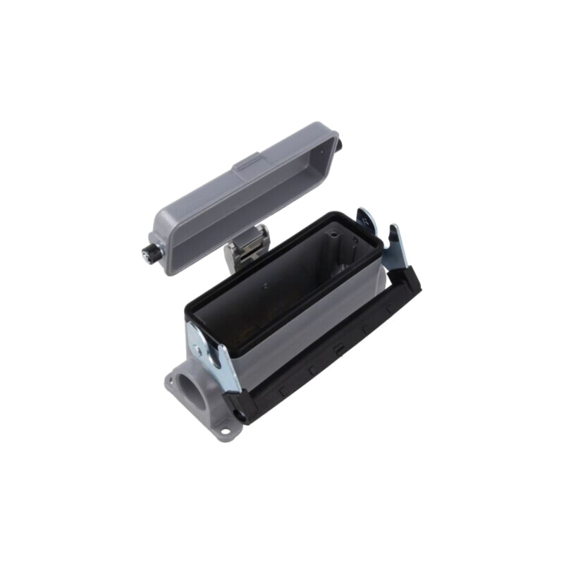 Enclosure for connectors: HDC; size H-B 24; with latch; straight