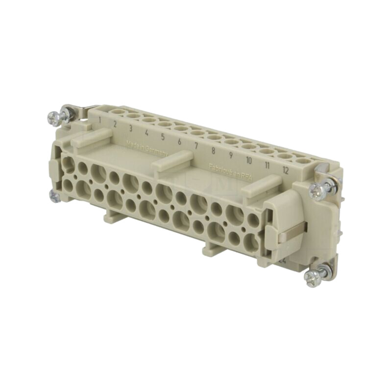 Conector: HDC; inserturi de contact; mamă; 16A; 90V; Han® Ex; 24+PE
