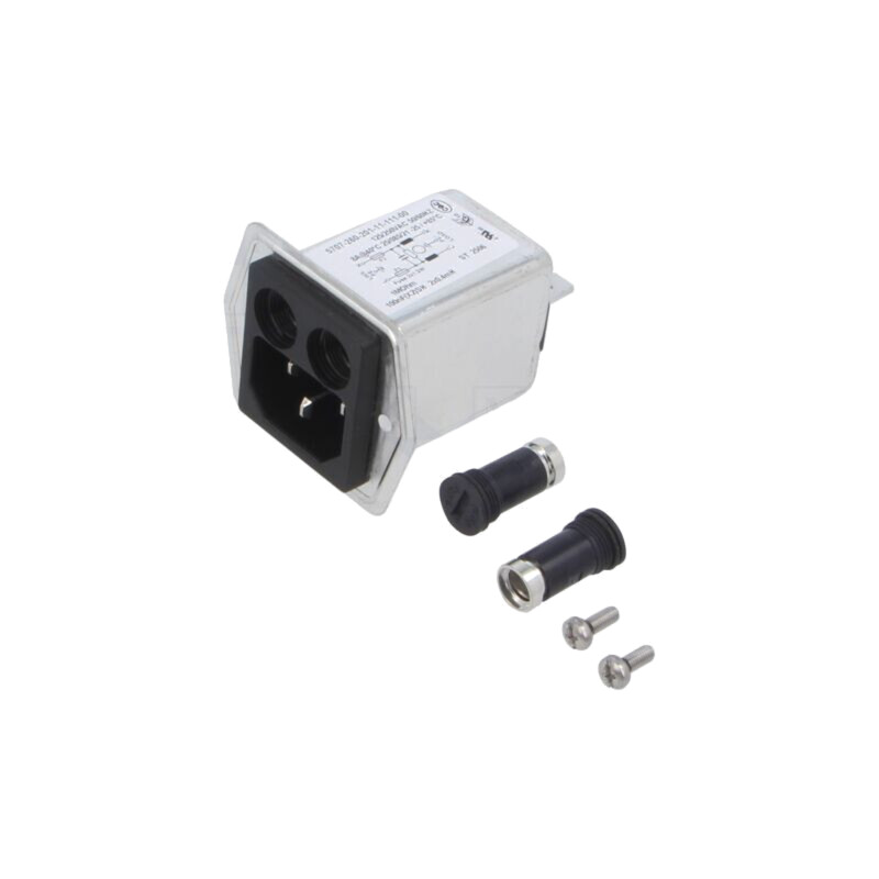Conector: alimentare AC; soclu; tată; 8A; 250VAC; C14 (E); 5707