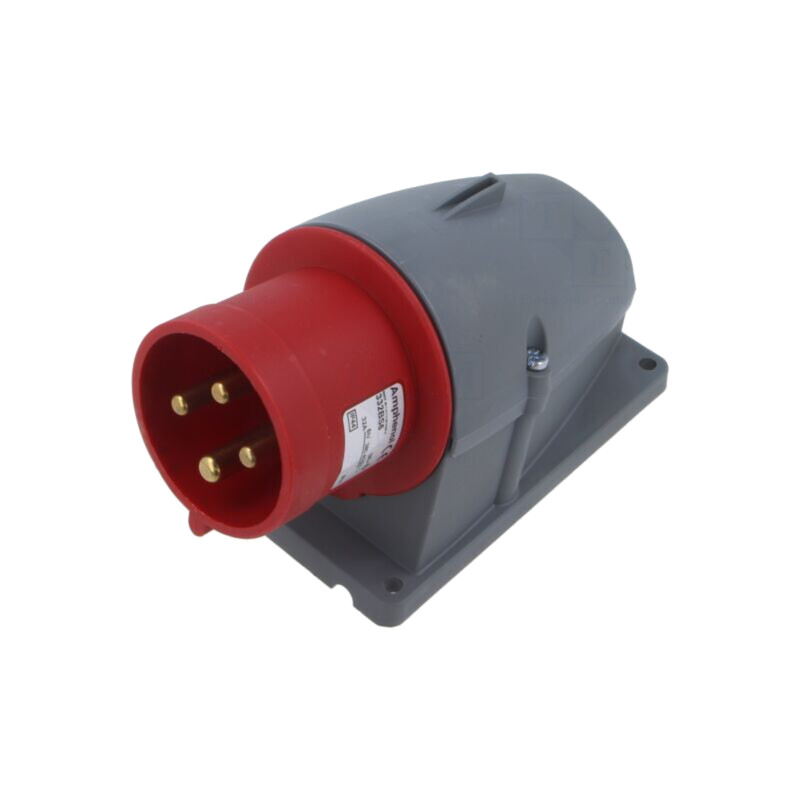 Conector: alimentare AC trifazate; soclu; tată; 32A; 415VAC; 415V
