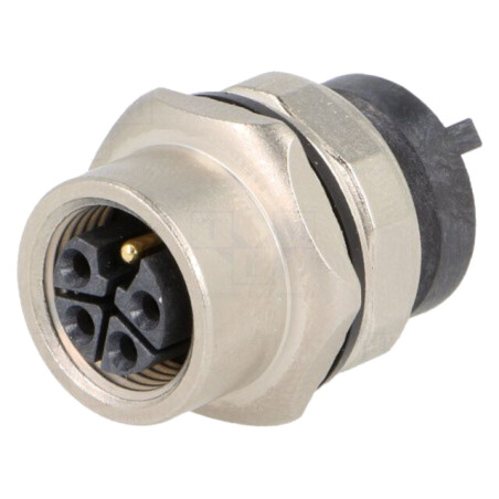 Conector: M12; soclu; PIN: 5; mamă; 63V; drept; IP65,IP67; THT; 12A