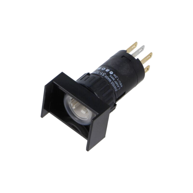 Comutator: corp; 16mm; Poz.i stab: 1; NC + NO; 51; Poz: 2; Ø16,2mm