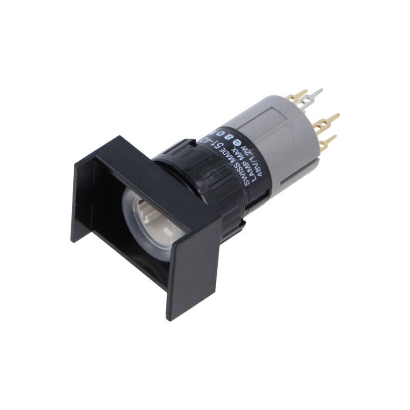 Comutator: corp; 16mm; Poz.i stab: 1; NO x2; 51; Poz: 2; Ø16,2mm