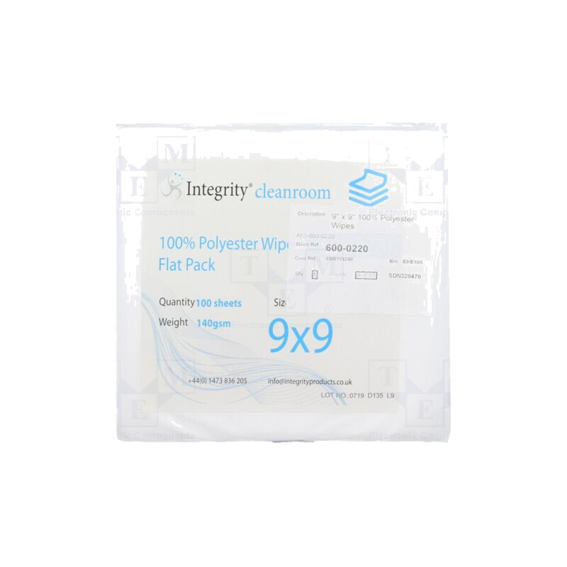 Şerveţel: cârpă; 100buc; Utilizare: cleanroom; uscate; poliester
