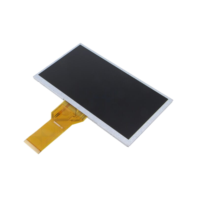 Afişaj: TFT; 7"; 800x480; Ilum: LED; Dim: 164,9x100x3,4mm; 3÷3,6VDC