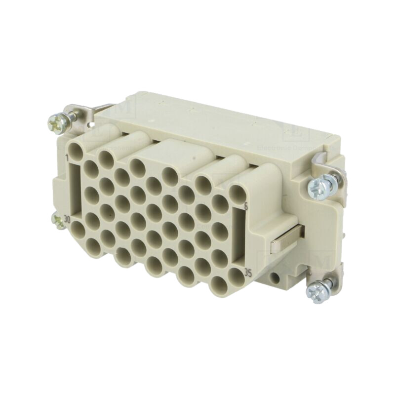 Conector: HDC; inserturi de contact; mamă; 16A; 500V; Han® EEE
