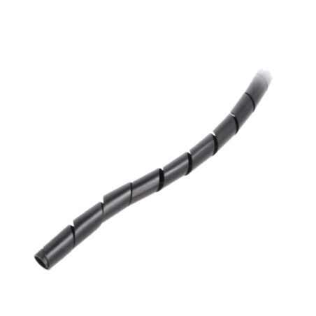 Protecţie în spirală; Øbuclă: 4÷50mm; polietilenă; neagră; L: 10m