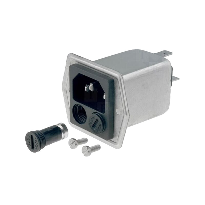 Conector: alimentare AC; soclu; tată; 8A; 250VAC; C14 (E); 5707