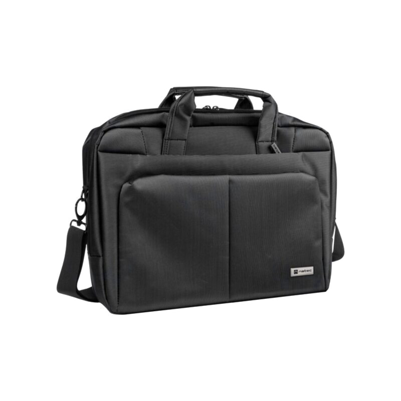 Laptop bag; black; polyester; Usable dim: 365x40x245mm; 14.1"