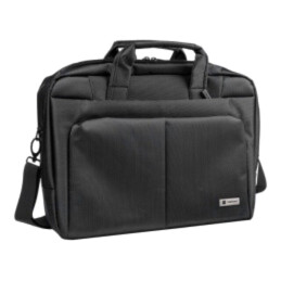 Laptop bag; black; polyester; Usable dim: 365x40x245mm; 14.1"